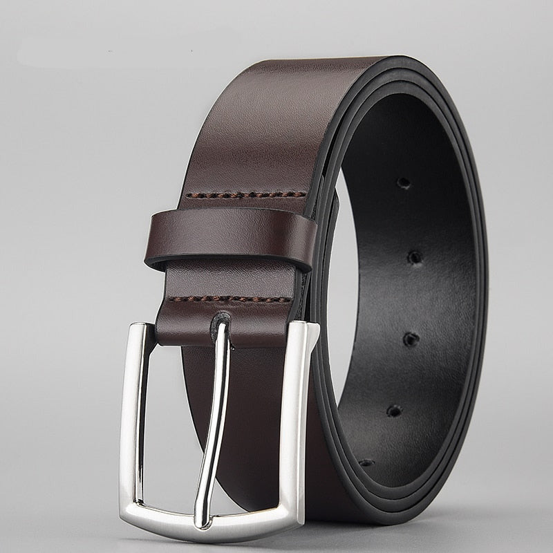 Leren designer riem