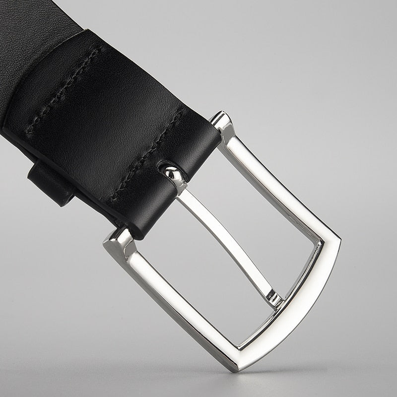 Leren designer riem