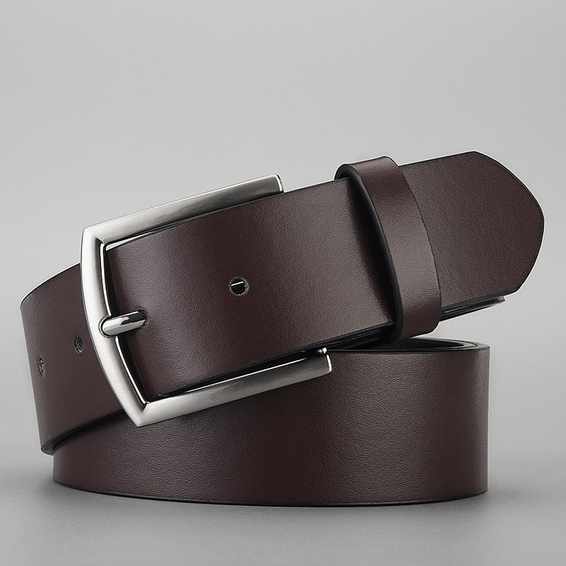 Leren designer riem