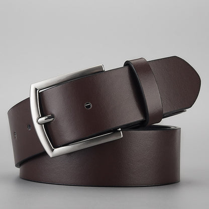 Leren designer riem